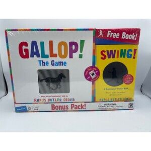 Gallop the Game w/ SWING! PRESCHOOL 3+ / 2-4 players- Bonus Pack- NEW SEALED